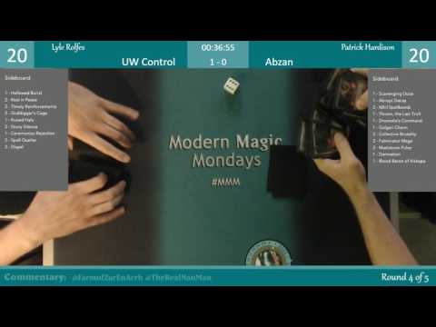 Modern Magic Mondays 6/19 Round 4 UW Control vs Abzan