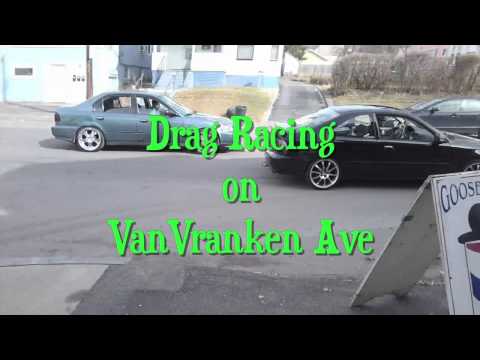 JP News Drag Racing on VanVranken Ave Schenectady