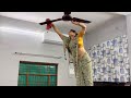 Saree Navel Vlog Easy To Clean Ceiling Fan Cleaning Vlog