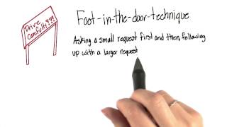 Foot in the door - Intro to Psychology