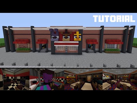 Minecraft Tutorial: How To Build Freddy Fazbear's Pizza Restaurant (Part 1)