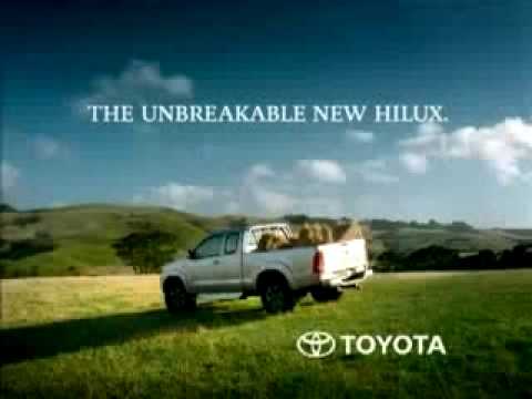 Toyota Hilux Classic Commercial - cows - YouTube