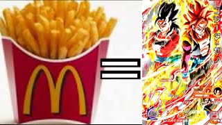 マックのポテトを揚げる機械の音が厨ゴジの時空転送BGMにあいすぎてる件 (スーパードラゴンボールヒーローズ)