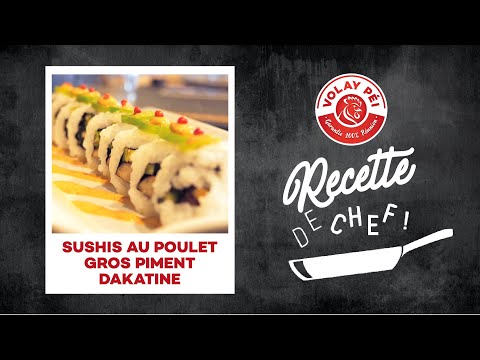 Recette Volay Péi – Sushi au poulet de Mohamad Omarjee – Leu Comptoir Sushis