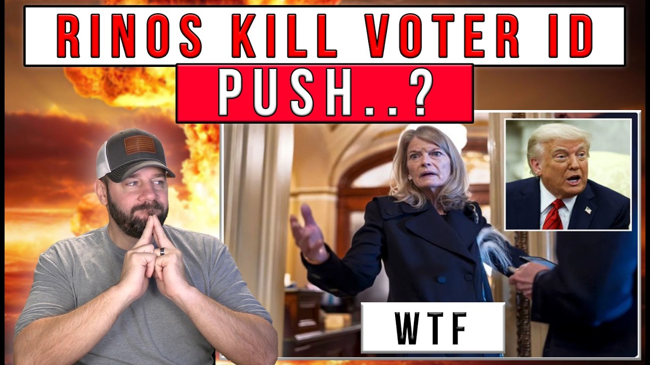 RINOS Got Us AGAIN?!? VOTER ID On Life Support As REPUBLICANT SENATORS Get COLD FEET & Hold Support