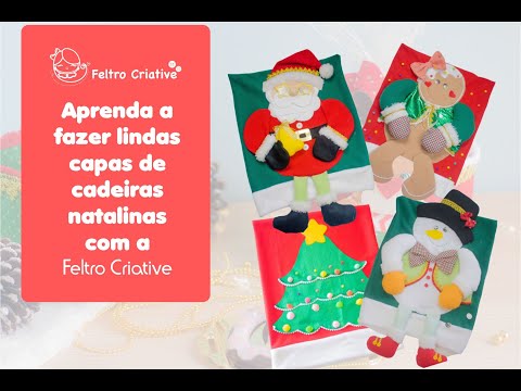 APRENDA A FAZER LINDAS CAPAS DE CADEIRAS - Natalinas