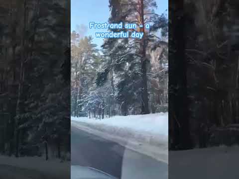 Winter Road: Frost, Sun and a Beautiful Day#nature #snow #naturetranquility #automobile #lake