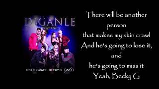 Leslie Grace  - Diganle ft Becky G &amp; CNCO Remix Letra/English lyrics