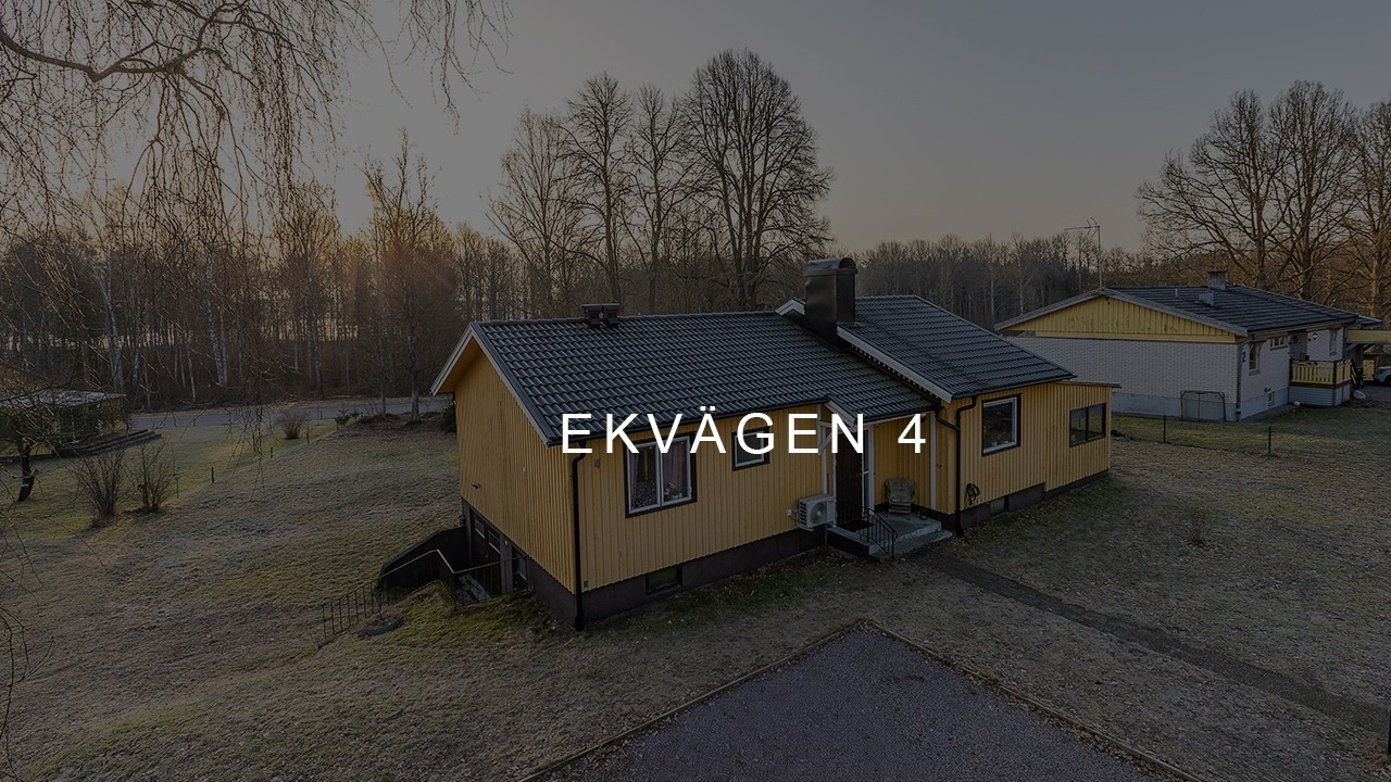 4 rum Villa på Ekvägen 4 Linneryd Tingsryds kommun - video