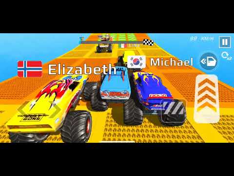 Monster Truck Stunts Driving Simulator 3D    Legendary Jumps Monster Trucks 3D