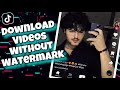 How to Download TikTok Videos without Watermark / Save Option