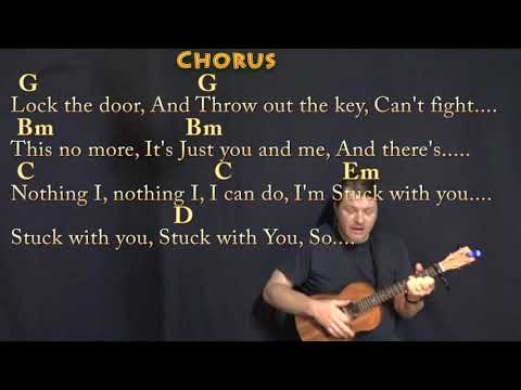 Stuck With U (Ariana Grande & Justin Bieber) Bariuke Cover Lesson - Chords/Lyrics - Capo 1st