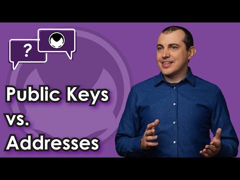 Bitcoin Q&A: Public Keys vs. Addresses Video