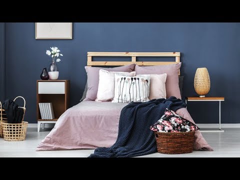 Part of a video titled Hacks For Arranging Your Bedroom - YouTube