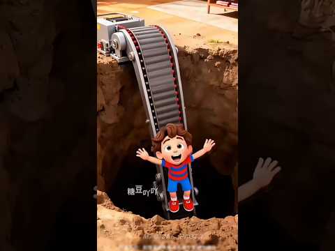 चिंटू पटरी पर चढ़कर गुफा के अंदर गया 😮