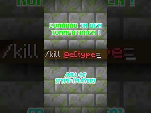 MIT DIESEM COMMAND KILLT IHR JEDEN #minecraft #tutorial #command #shorts