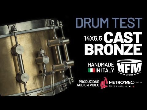 NFM Drums - Cast Bronze snare drum test