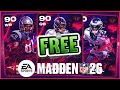 The BEST FREE 90 OVR Most Feared Champions To Choose In MUT 26