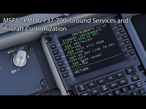 MSFS - PMDG 737-700 Ground Services and Customization