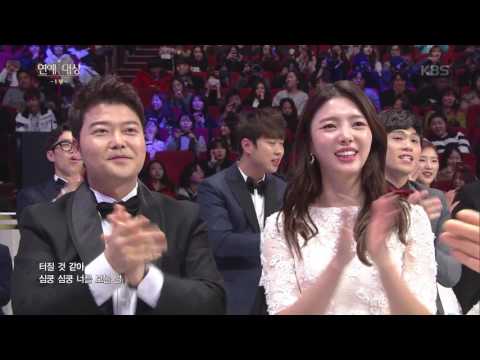 2016 KBS 연예대상 1부 - 축하 공연, 허경환 & I.O.I - Pick Me. 20161224