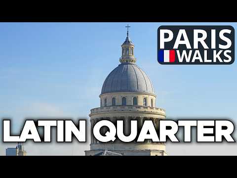 Paris Walks - Latin Quarter Full Tour | Peaceful ASMR 4K
