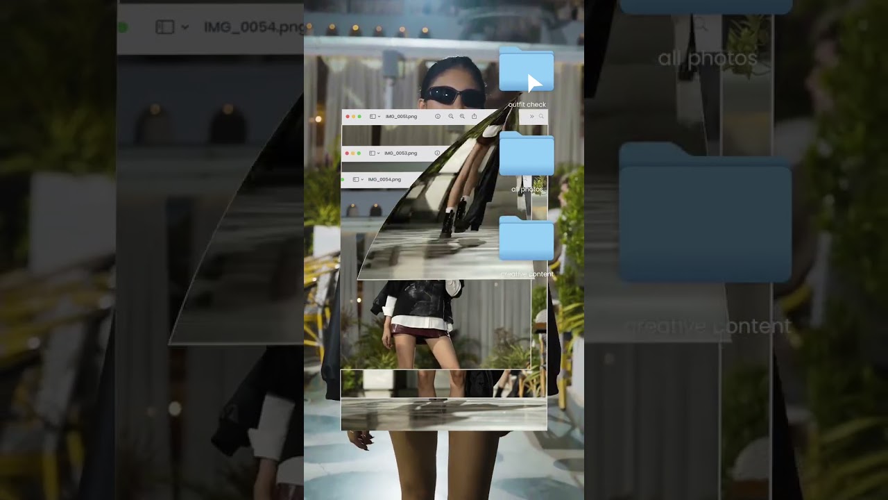 Low temps. High drip with biker jacket & leather skirt