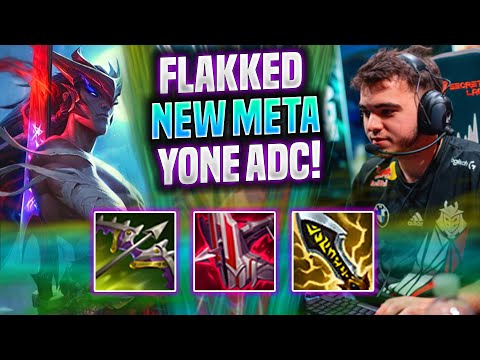 FLAKKED TRIES NEW META YONE ADC! - G2 Flakked Plays Yone ADC vs Lucian! | Season 2022