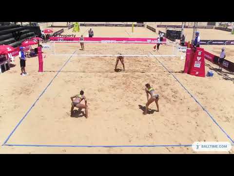 Andressa/Vitoria 0X2 Stam/Schoon 0-2 (21-23, 21-23)