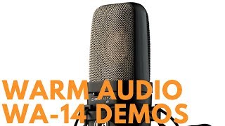 Video thumbnail for Warm Audio WA-14 Demos (Large Diaphragm Condenser Microphone) by Stock Music Musician