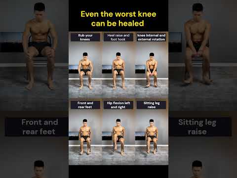 Fix Bad Knees Naturally | Knee Pain Relief Exercises at Home #shorts #short #kneepain
