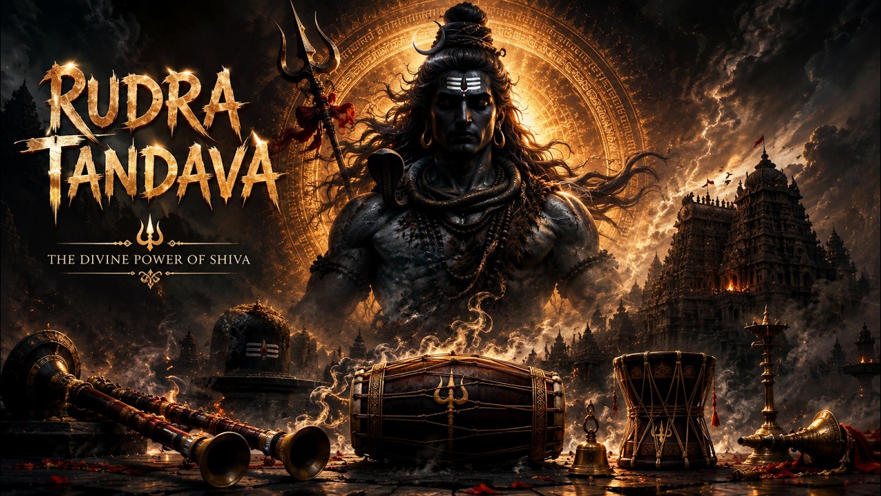 Lord Shiva Theme - Damru, Shehnai & Pakhawaj Fusion - Epic Instrumental