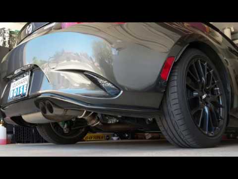 ND Miata MX-5 Borla Axle Back Exhaust Before and After Sound Clips