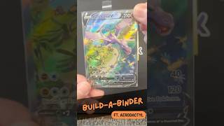 Putting together a 9-pocket page featuring Aerodactyl V Alt Art from Lost Origin #pokemontcg
