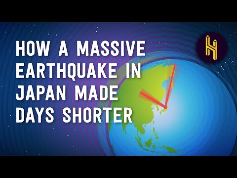 日本の地震で1日が1.8マイクロ秒短くなった理由 (How an Earthquake in Japan Made Days 1.8 Microseconds Shorter)
