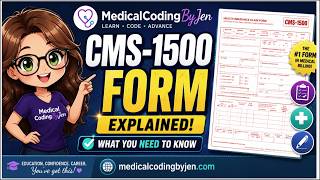 Health Insurance Claim Form CMS-1500 Medical Coding Certification Exam #medicalcoder Tips Hacks