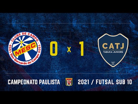 MESC/SBC  0 x 1 Tabuca Jr. - Campeonato Paulista FPFS 2021 sub10 - 25/09/2021