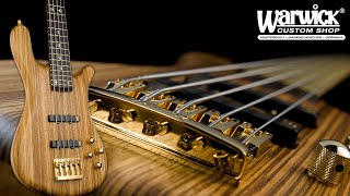 Video thumbnail for Warwick Custom Shop Masterbuilt - Streamer Stage II - Zebrano Top -Swamp Ash Back #16-3300 by Framus & Warwick