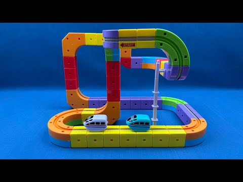 8 Min Satisfying Maglev Unboxing Anti-Gravity High-Speed Train & DIY Blocks ASMR | No Talking Review