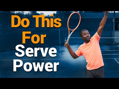 Want Serve Power...use this drill.