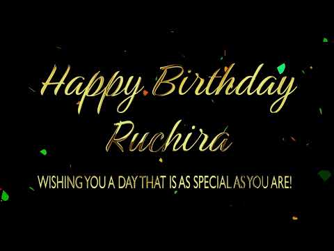 Happy Birthday Ruchira
