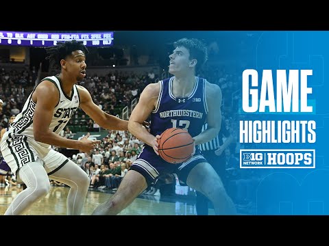 Northwestern at Michigan State | Highlights | Big Ten Men's Basketball | Mar. 6, 2024
