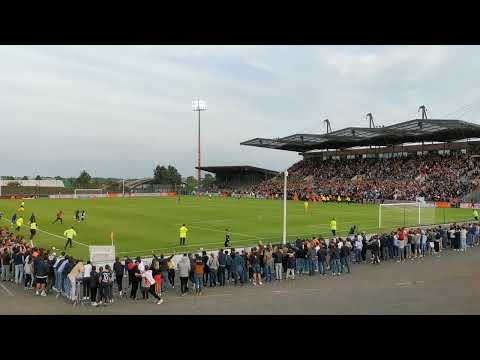 Stade Lavallois - Red Star : envahissement du terrain à la fin du match