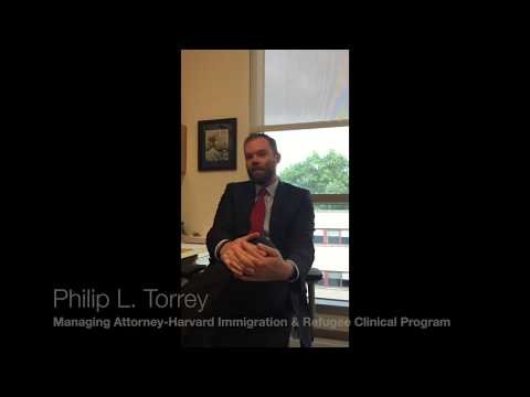 Harvard Immigration Clinic leader Phil Torrey praises TU Law's Preston Brasch