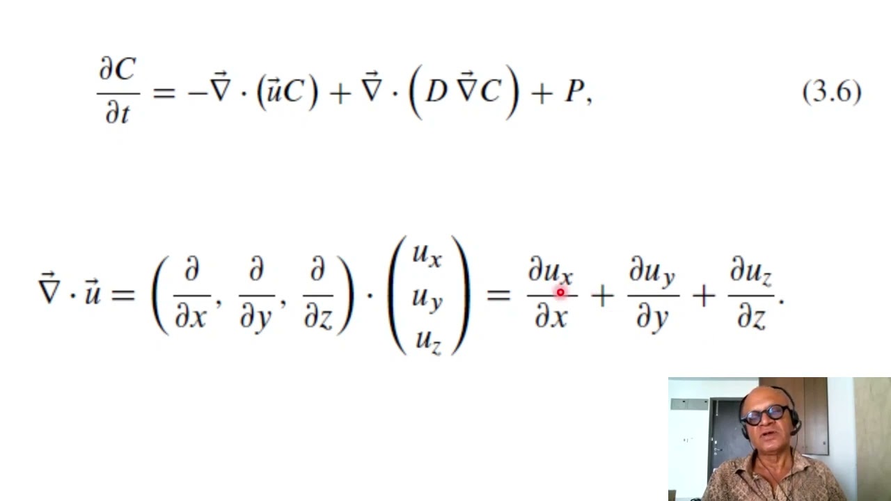 2   Advection Diffusion and Continuity Equations