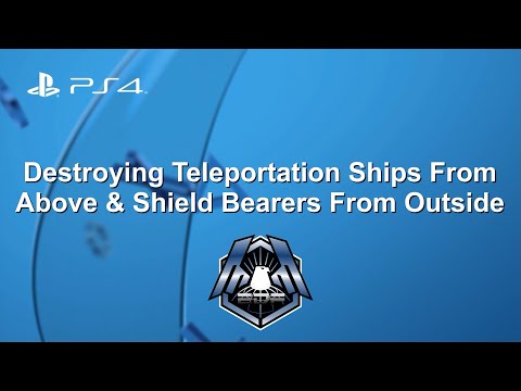 EDF Earth Defense Force 5 - Destroy Teleportation Ships From Above & Shield Bearers From Outside