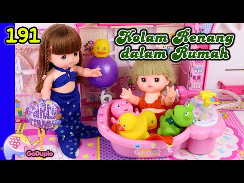 Mainan Boneka Eps 191 Kolam Renang dalam Rumah - GoDuplo TV