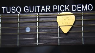 Video thumbnail for Tusq Guitar Pick Demo by Sean Daniel