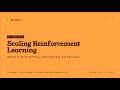 The Art of Scaling Reinforcement Learning for LLMs | Sean Bell, Resolve AI Labs