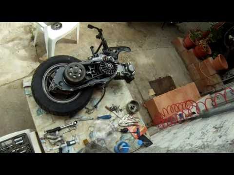 timelapse: Yamaha Cygnus engine assembly