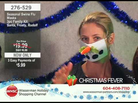 ⁣The Wasserman Holiday Shopping Channel, Seasonal swine flu masks